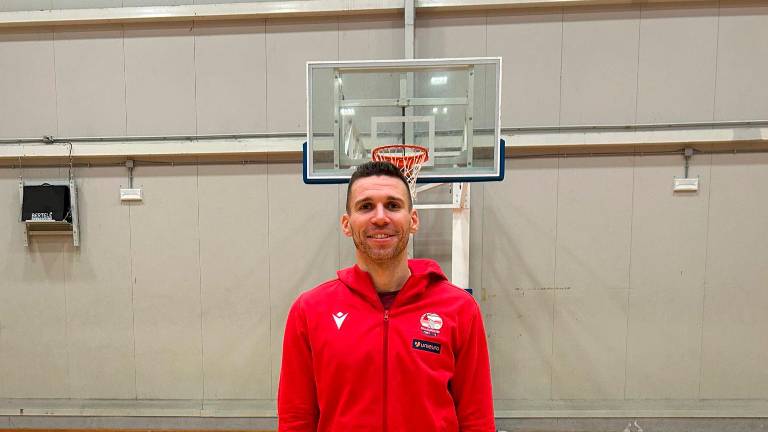 Il nuovo play biancorosso Stefano Bossi