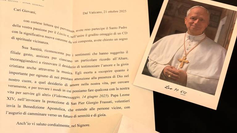 Papa Leone XIV ringrazia e benedice i Santa Balera