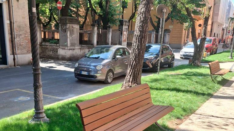Imola, giardini pubblici di San Domenico primo lotto di lavori completato
