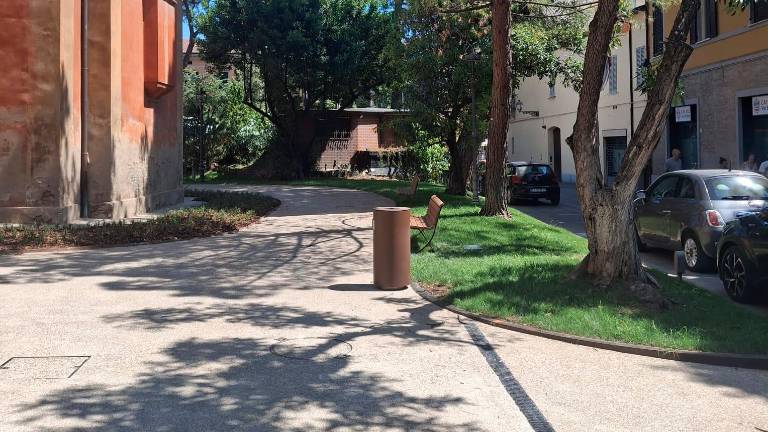 Imola, giardini pubblici di San Domenico primo lotto di lavori completato