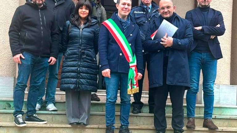 Il commissario Castelli in Municipio a Castrocaro