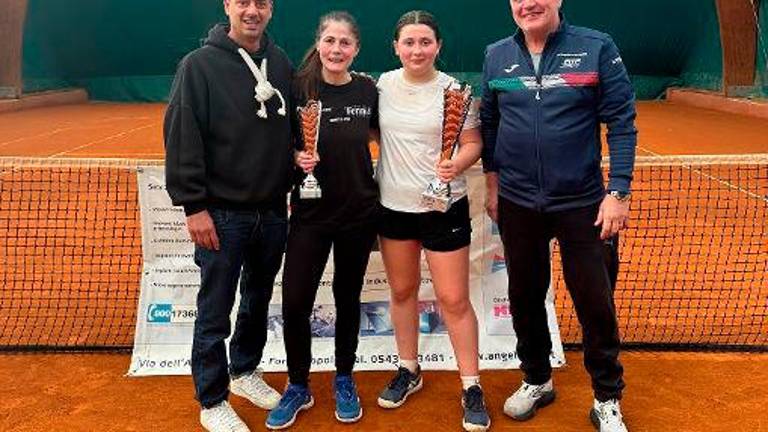 La premiazione della finale del 2025 nel torneo di 3° femminile del Ct Cesena