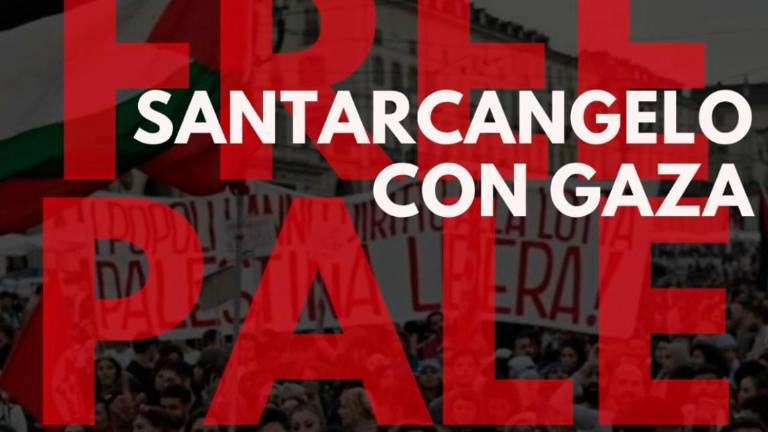 A Santarcangelo il “Gazabo”: centinaia di cartoline per Tajani