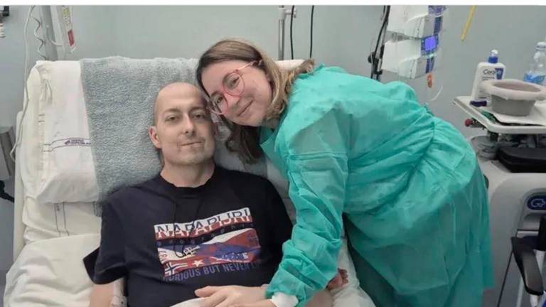 Francesco Pieraccini insieme alla compagna Jessica