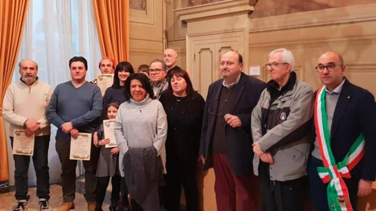 La cerimonia di premiazione e di consegna degli attestati