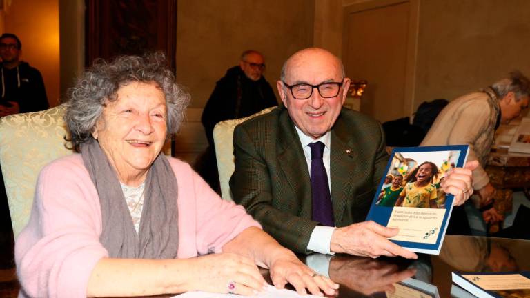 Nadia Bassi e l’ex sindaco Marcello Grandi, fondatori e anima del progetto dall’inizio FOTO MMPH