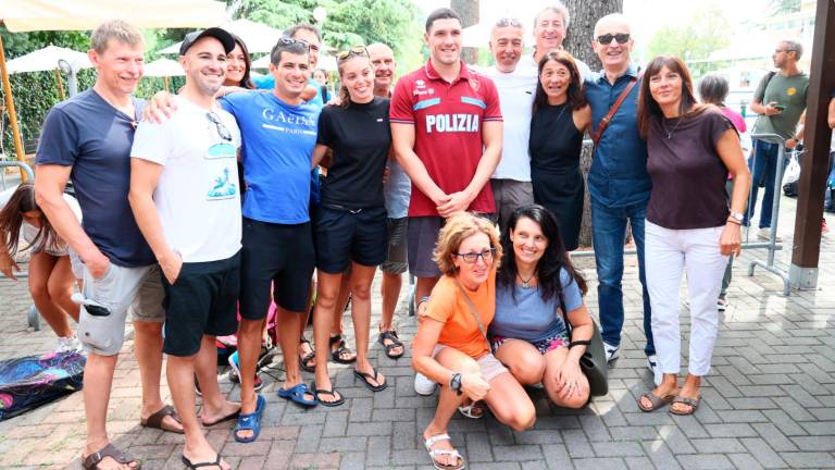 Grande festa all’Imolanuoto per il campione del mondo Simone Cerasuolo / FOTOGALLERY