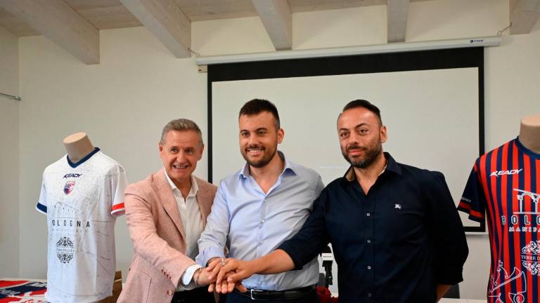 Il “patto” sancito al Bacchilega in luglio tra Domenico Altomonte, il sindaco Marco Panieri e Ulisse Savini foto mmph