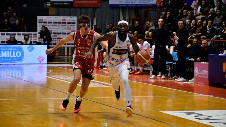 Kadeem Allen resta comunque in dubbio per la sfida dell’ex con Pistoia foto blaco