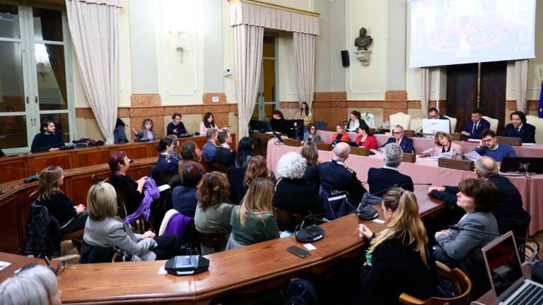 L’aula del Consiglio (foto Mmph)