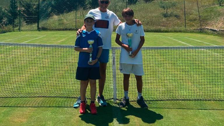Tennis, Camagni e Forti, vittorie in... erba