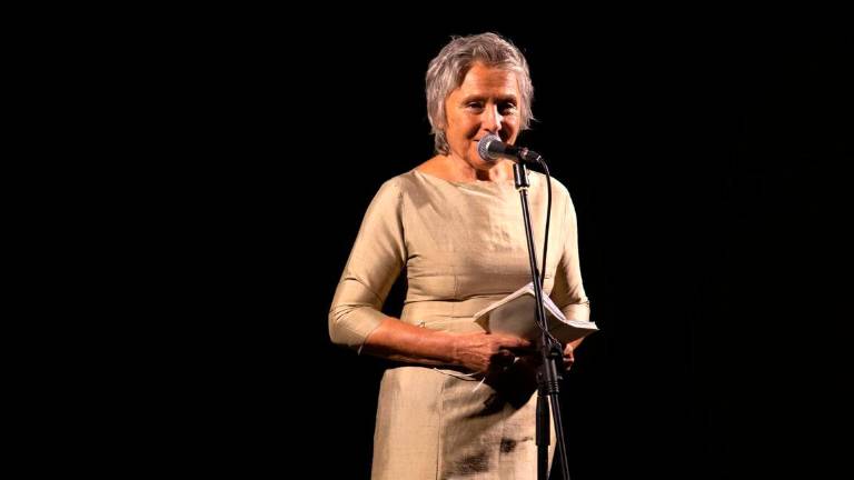 La poetessa cesenate Mariangela Gualtieri