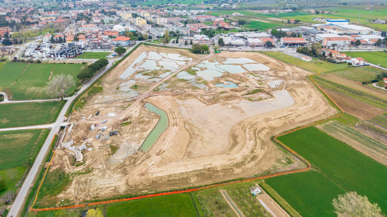 Cesena, cassa di laminazione del Rio Marano: lavori completati al 70 per cento