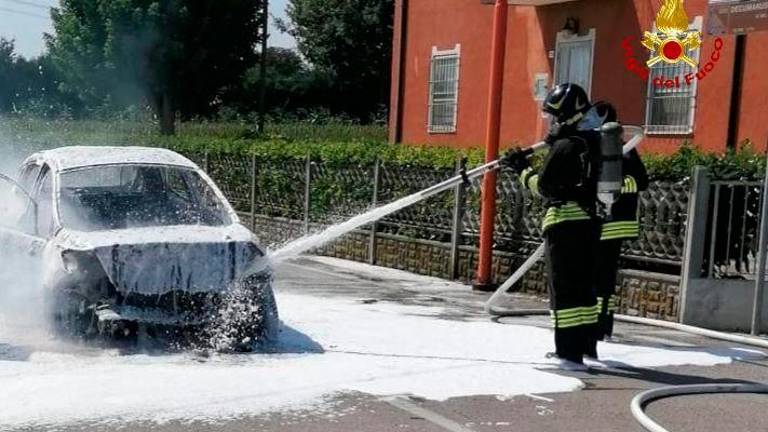 Cesena: tamponamento ed auto in fiamme FOTOGALLERY