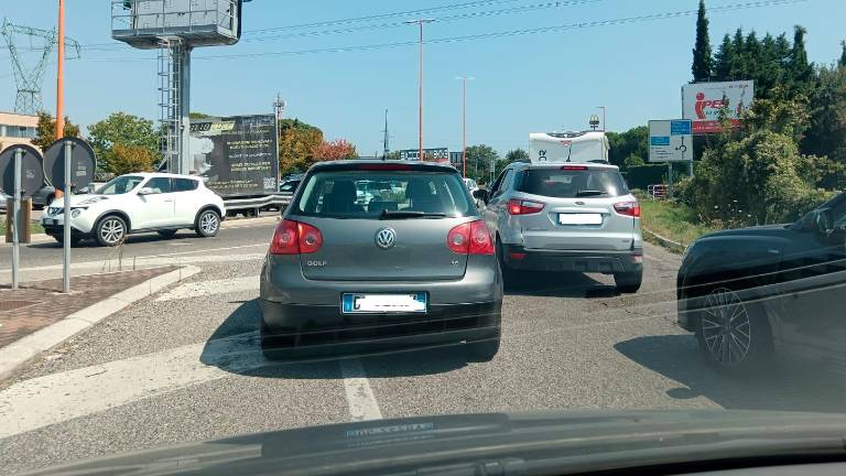 Cesena, traffico in tilt in via Cervese: “Quel cantiere era proprio necessario?”