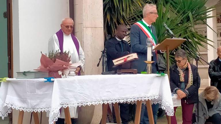 L’inaugurazione di ieri