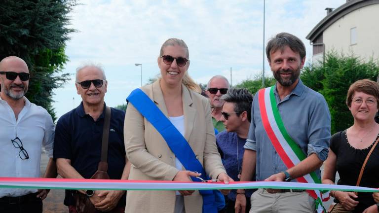 Inaugurata la nuova pista ciclopedonale tra Alfonsine e la frazione di Fiumazzo