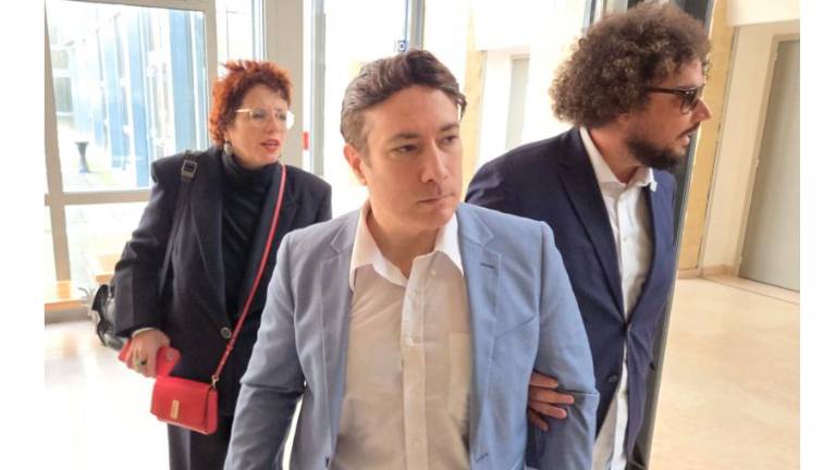 In primo piano Loris Bianchi. A destra Davie Barzan