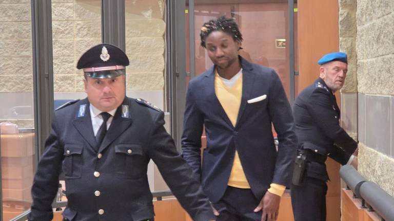 Louis Dassilva questa mattina in aula (Migliorini)