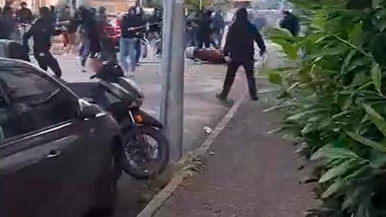 Gli scontri di martedì a Rimini