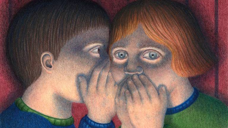 Un’illustrazione di Stefania Sbrighi dal titolo “Secret”