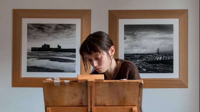 La riminese Stefania Sbrighi al lavoro