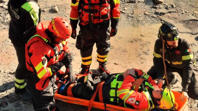 Santa Sofia. Maxi esercitazione di soccorso per una piena del Bidente