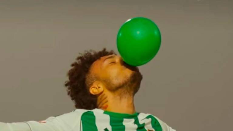 La tipica esultanza di Jalen Blesa nel match di ieri