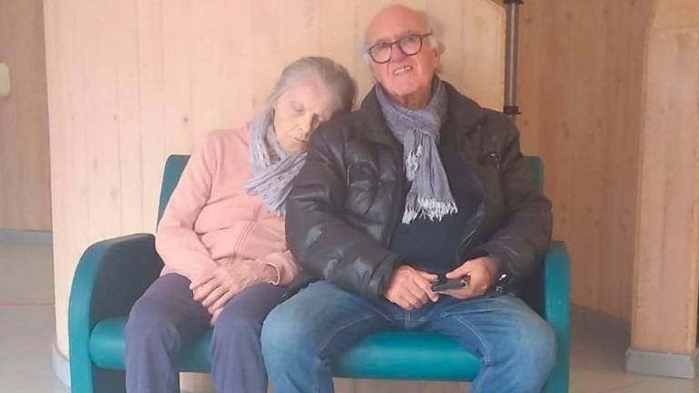 Washington Altini con la moglie Derna