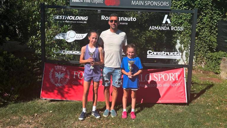 La premiazione della finale Under 10 femminile al Carpena