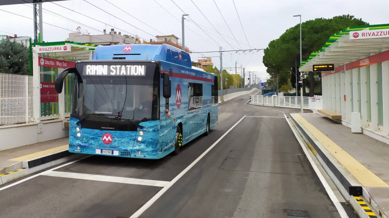 Rimini metromare, dal 25 luglio corse con i mezzi sperimentali