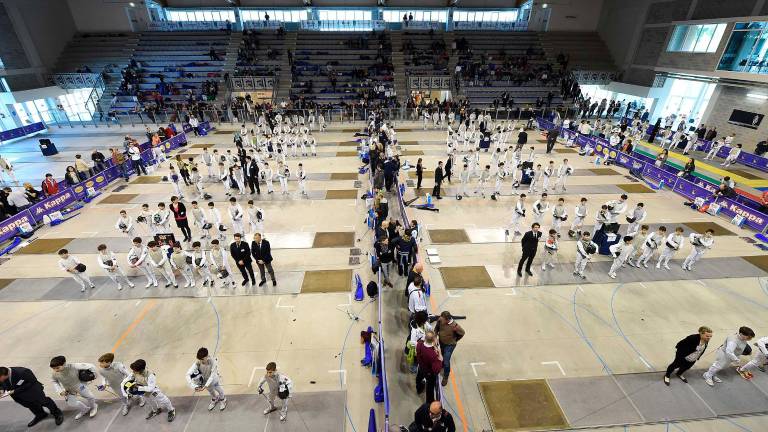 Manifestazione giovanile di scherma a Riccione