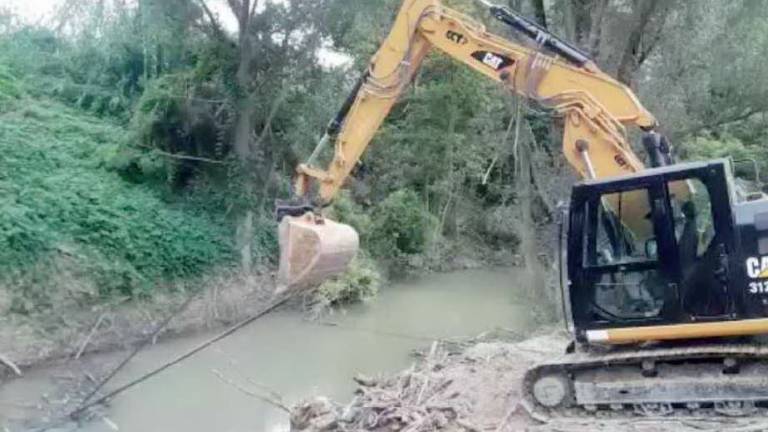 Montone, avviati lavori sugli argini nel tratto urbano