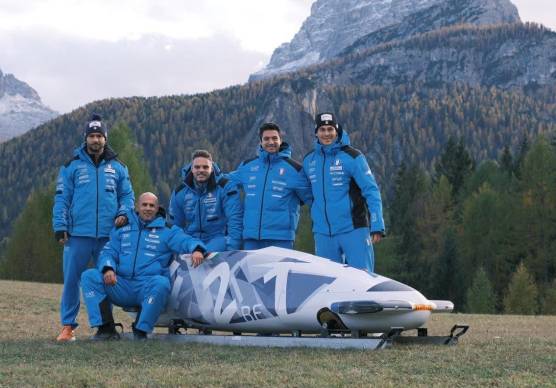 A Cortina inizia l'avventura di Lorenzo Bilotti e dell'Italia di bob a 4