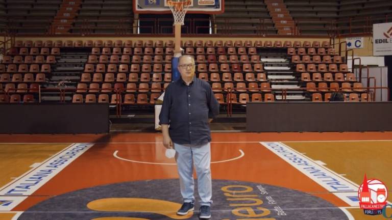 Basket A2, Gherardini: Mi piace vivere dentro la storia del basket forlivese VIDEO