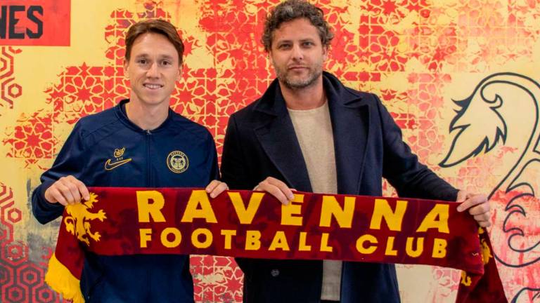 Fischnaller con il diesse Mandorlini