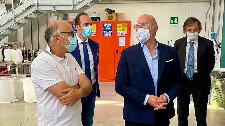 Sant'Agata sul Santerno: Bonaccini in visita alla Mazzari