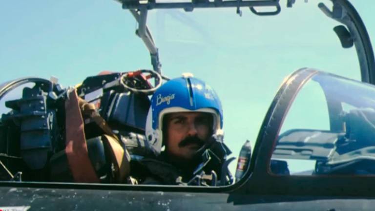 Alberto Biagetti sul suo F-104 Starfighter. L’allora 33enne riuscì a salvarsi nel tragico incidente