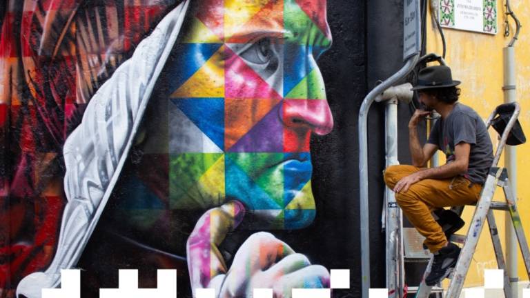 Ravenna, murales di Kobra, ecco il pannello esplicativo in via Pasolini