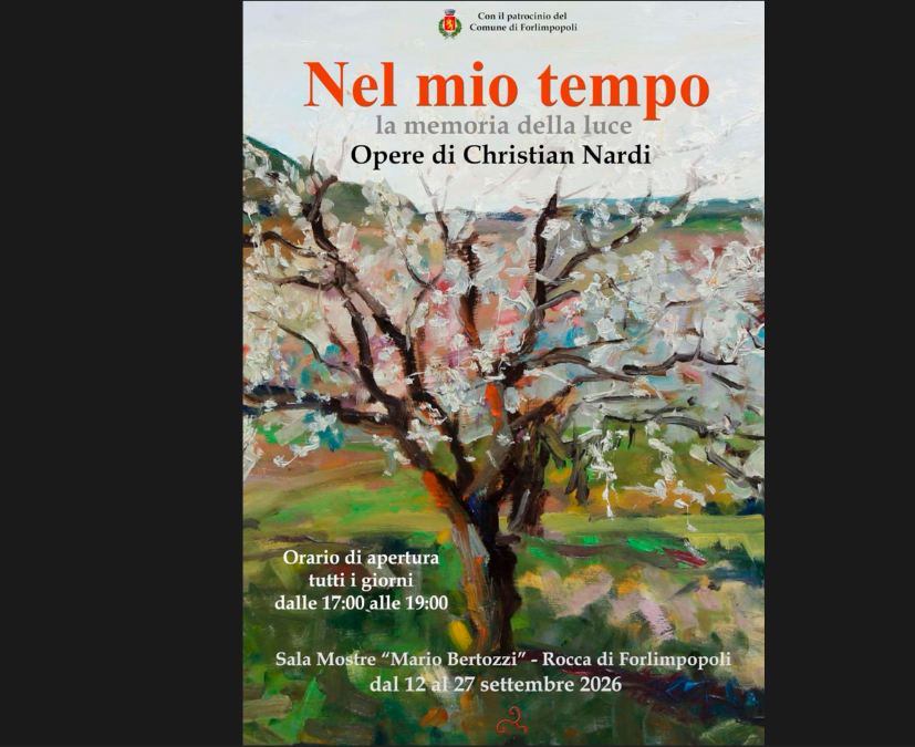 Orari di apertura: tutti i giorni dalle 17 alle 19, ingresso libero.