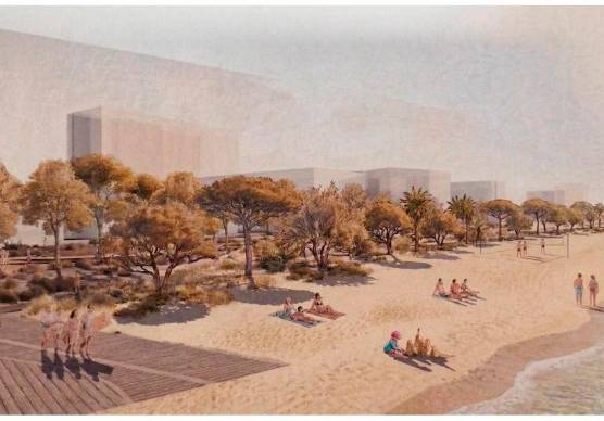Il progetto di rilancio della spiaggia