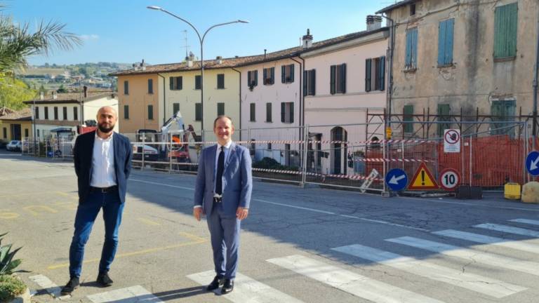 Meldola, partiti i lavori di riqualificazione di Piazza Giuseppe Garibaldi