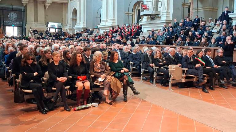 Roversi Monaco, il giorno dell’addio al rettore che portò l’università in Romagna GALLERY