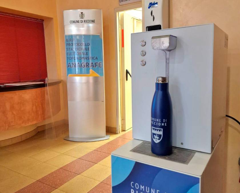 Riccione, 10 nuovi erogatori d’acqua nei luoghi pubblici