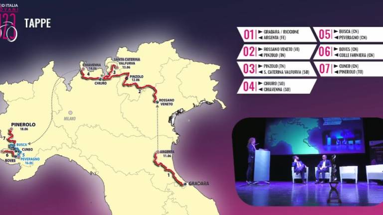 Ciclismo, presentato il Giro d'Italia Under 23: il via sabato 11 giugno da Gradara