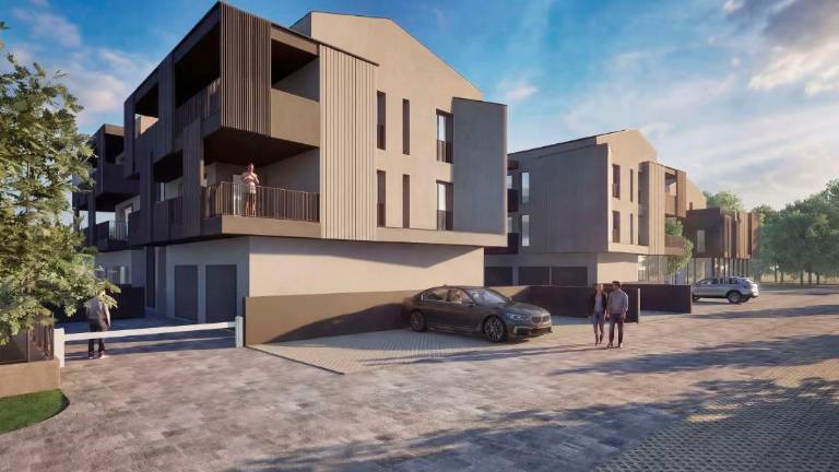 Alcune immagini dell’aspetto che avrà il nuovo complesso abitativo