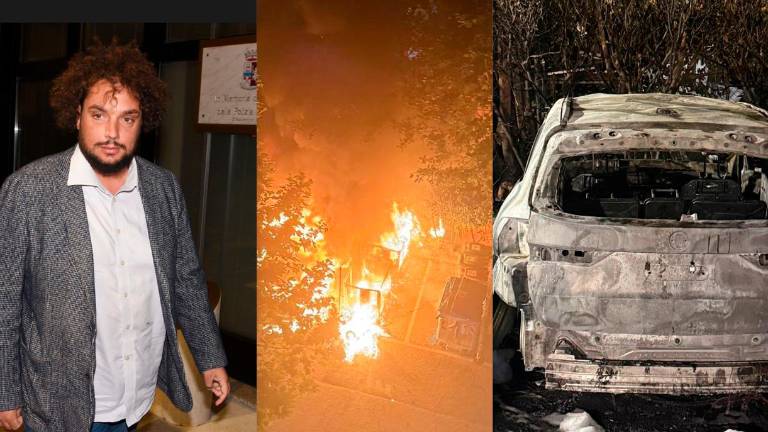 Il criminalista Davide Barzan, l’incendio nella notte e l’auto distrutta (Migliorini)