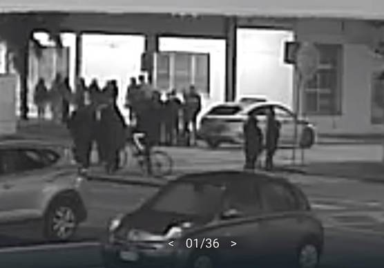 Le immagini della videosroveglianza