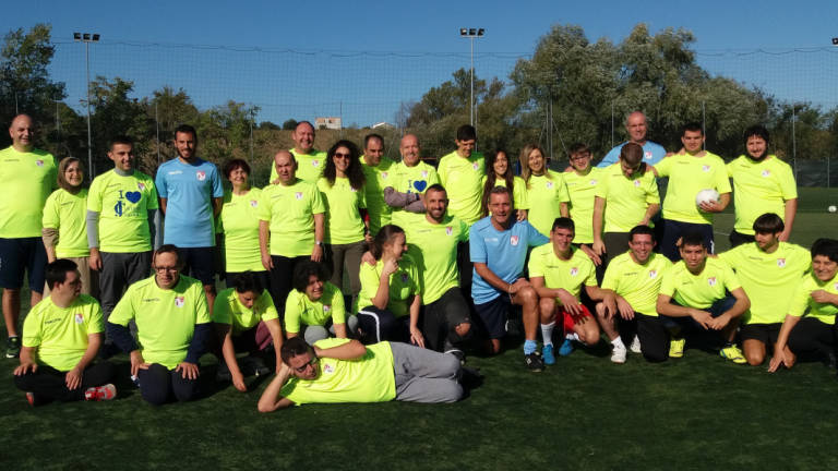 Calcio serie C, Rimini in prima linea per la solidarietà - GALLERY