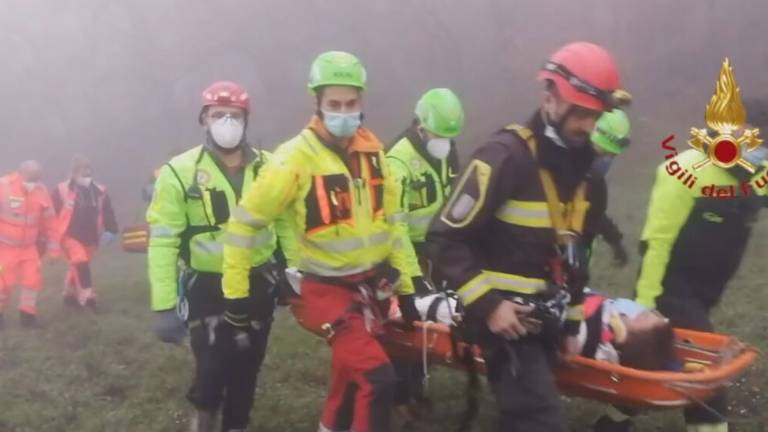 San Leo. Cade in un dirupo di venti metri. VIDEO